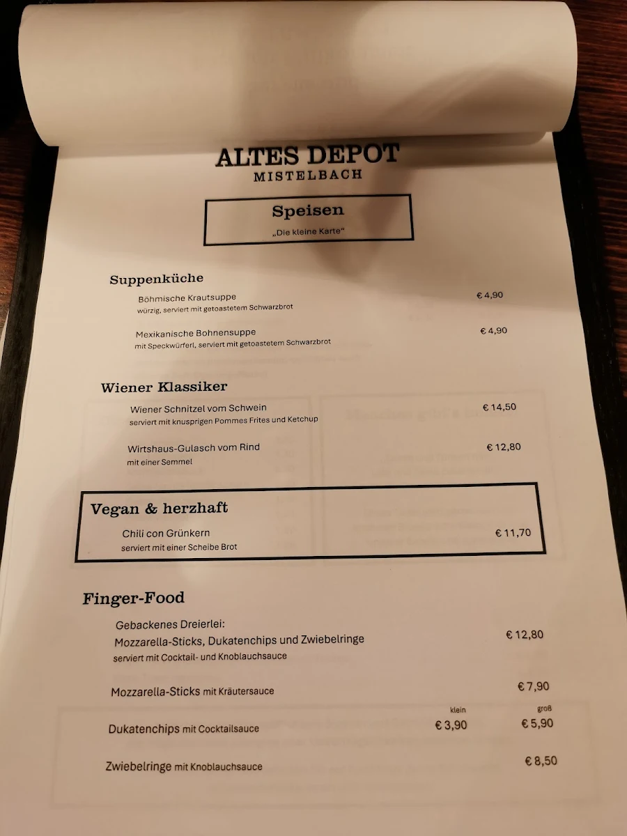 Speisekarte photo 2