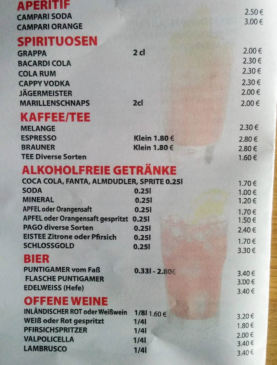Speisekarte photo 1