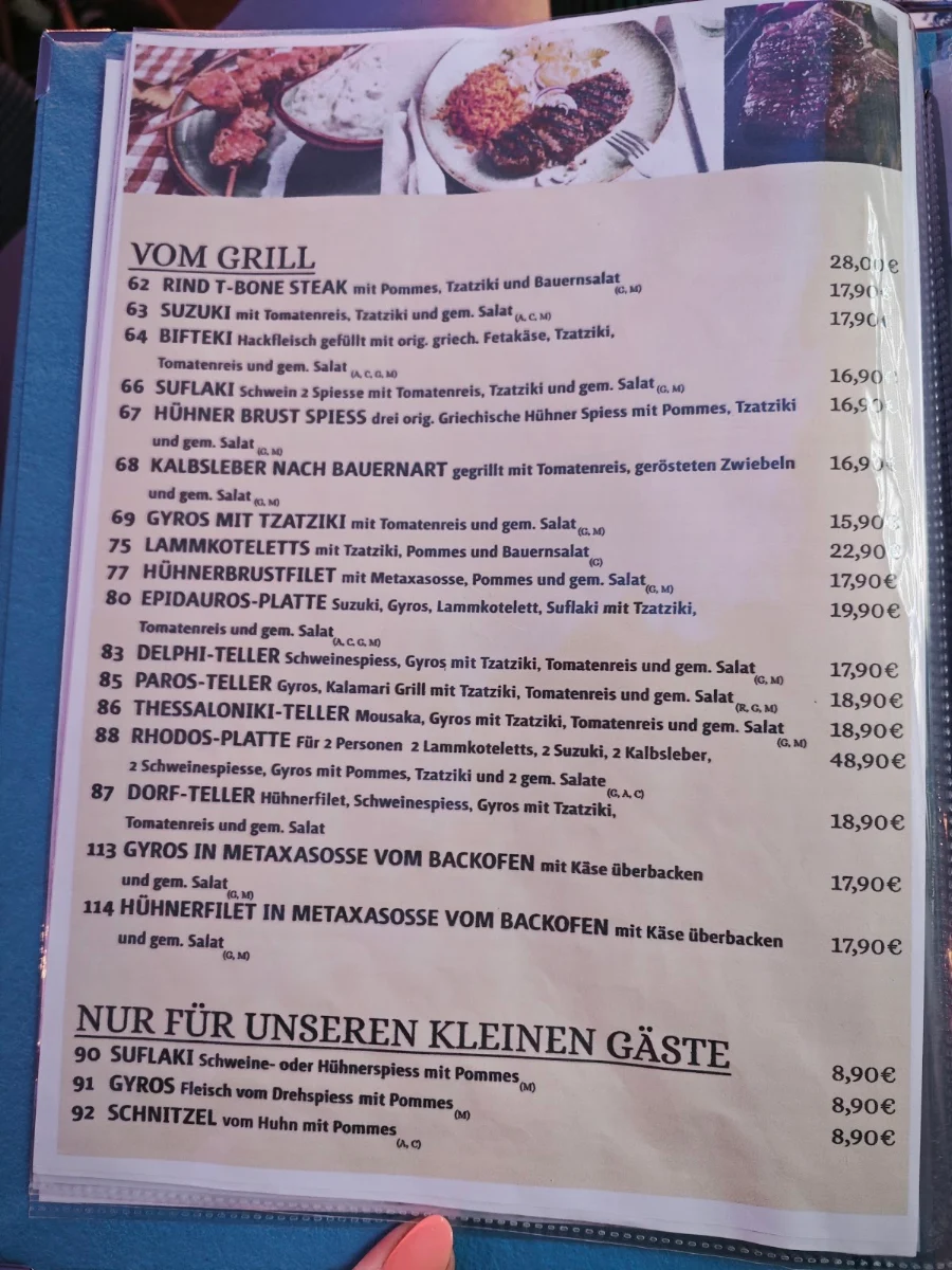 Speisekarte photo 1