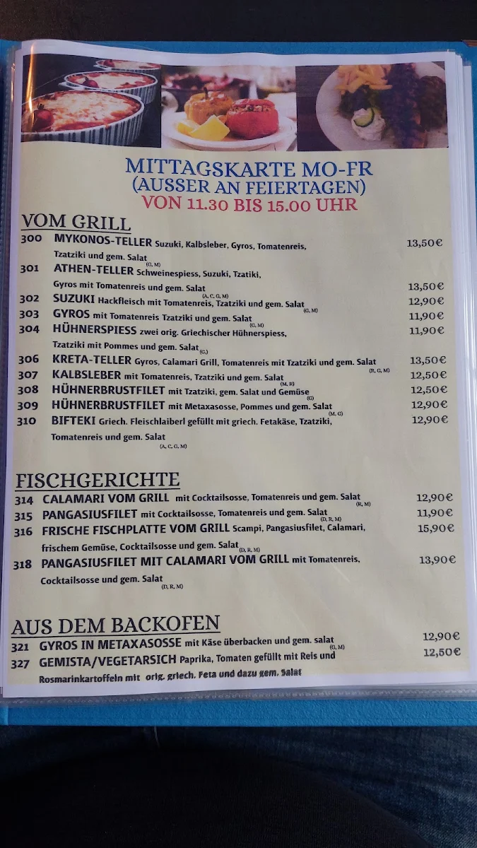 Speisekarte photo 2
