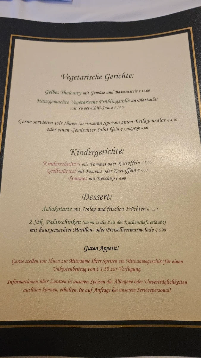 Speisekarte photo 1
