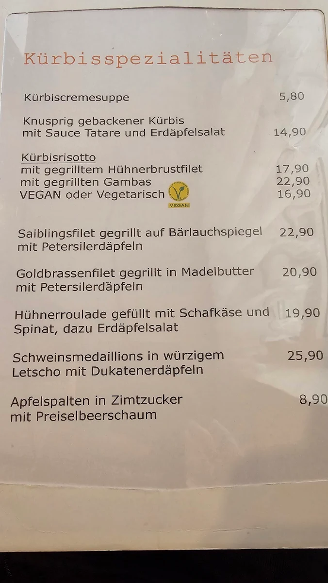 Speisekarte photo 1