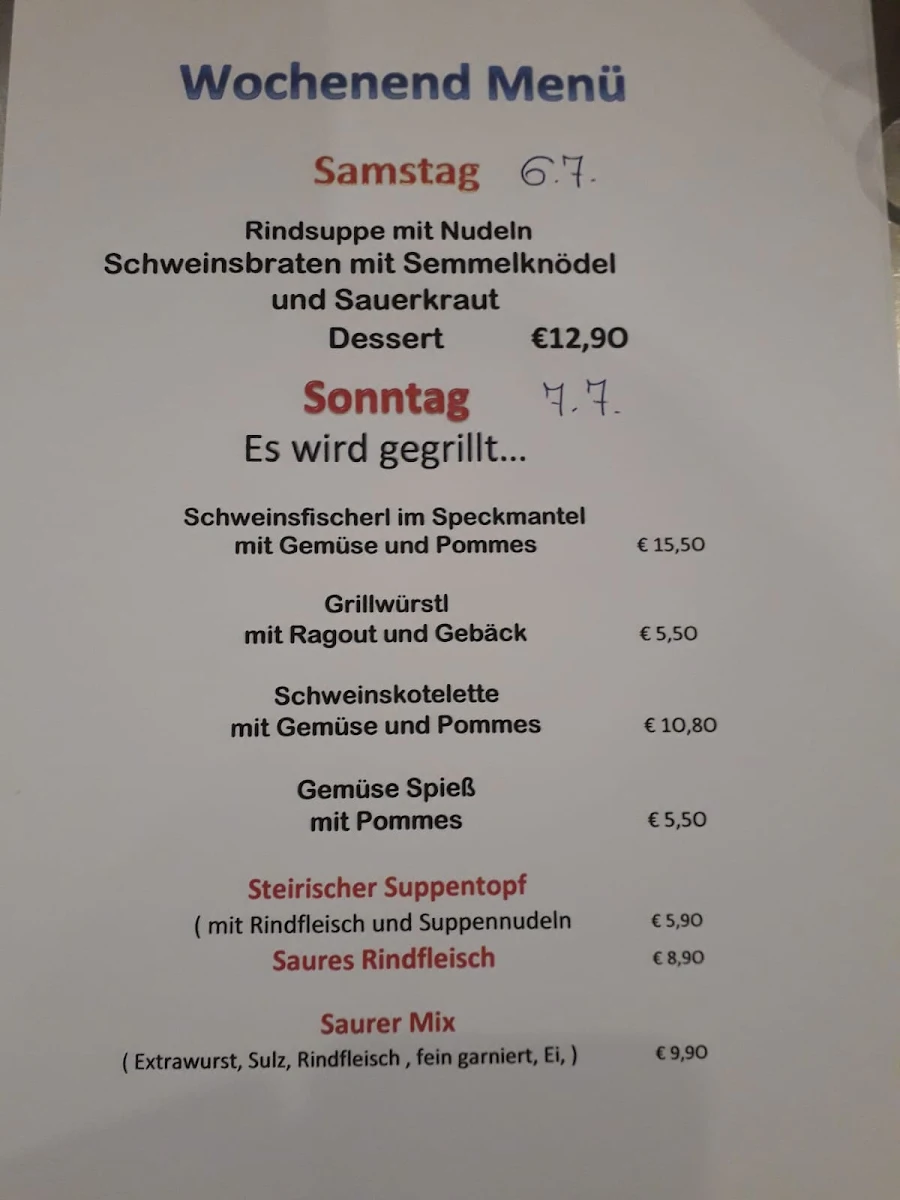 Speisekarte photo 3
