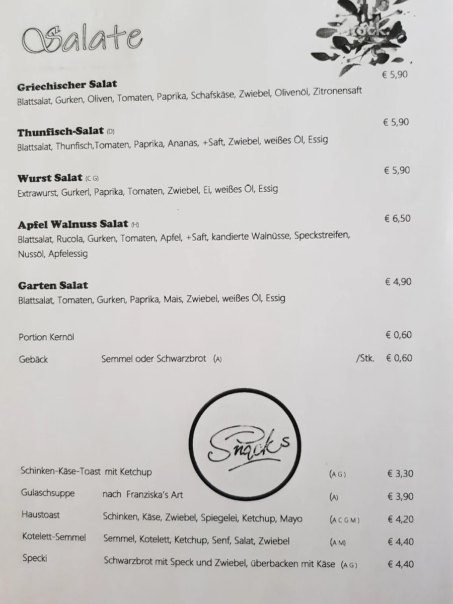 Speisekarte photo 1