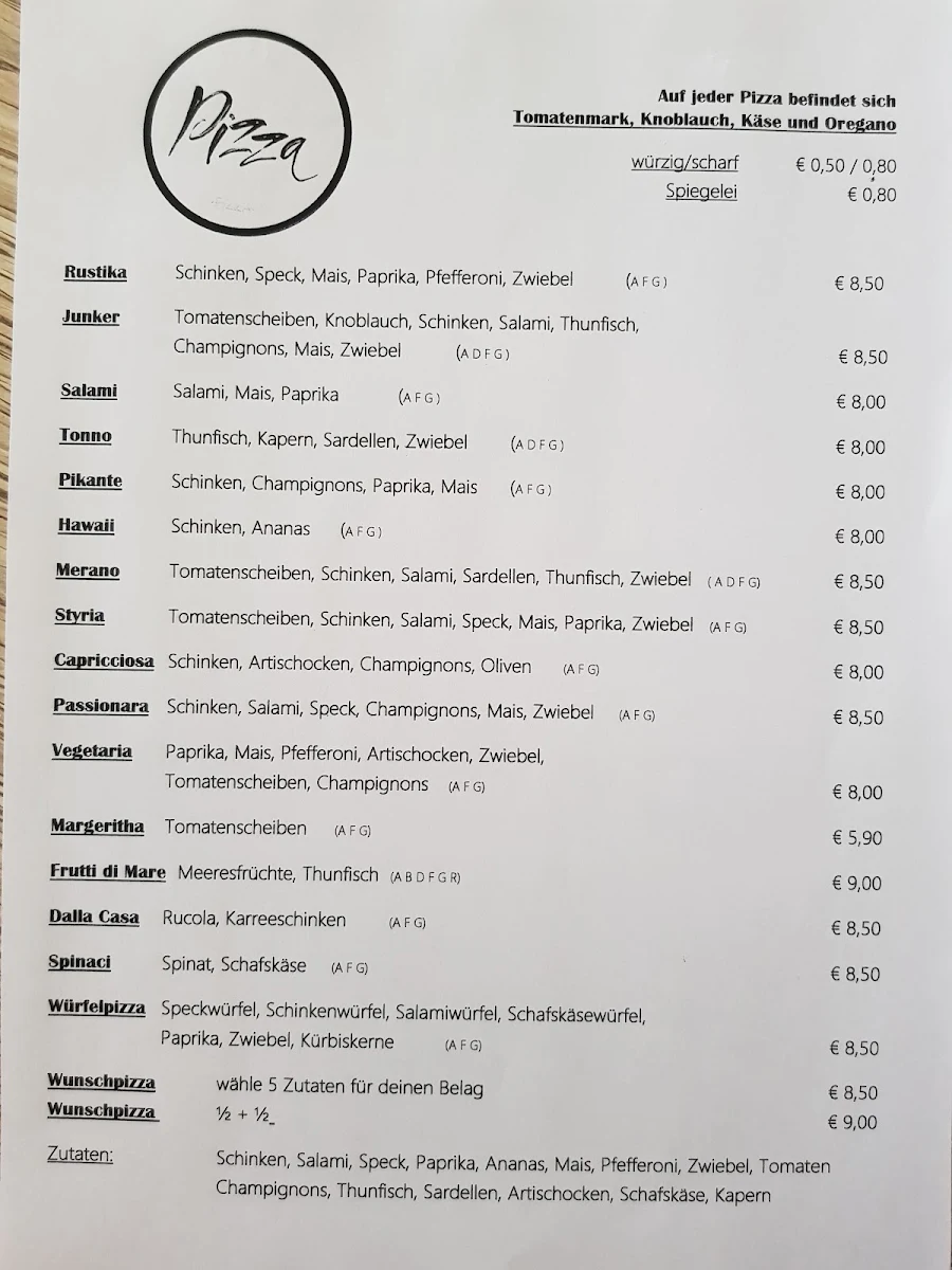 Speisekarte photo 3
