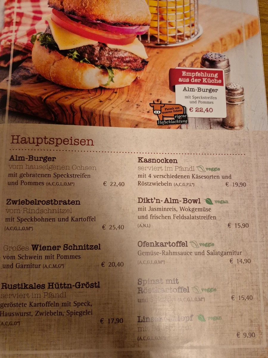 Speisekarte photo 2