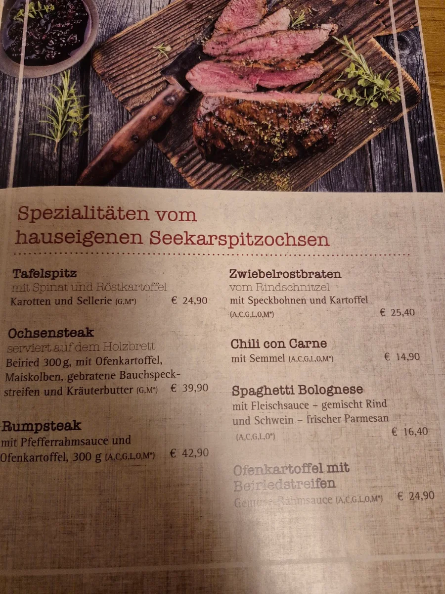 Speisekarte photo 3