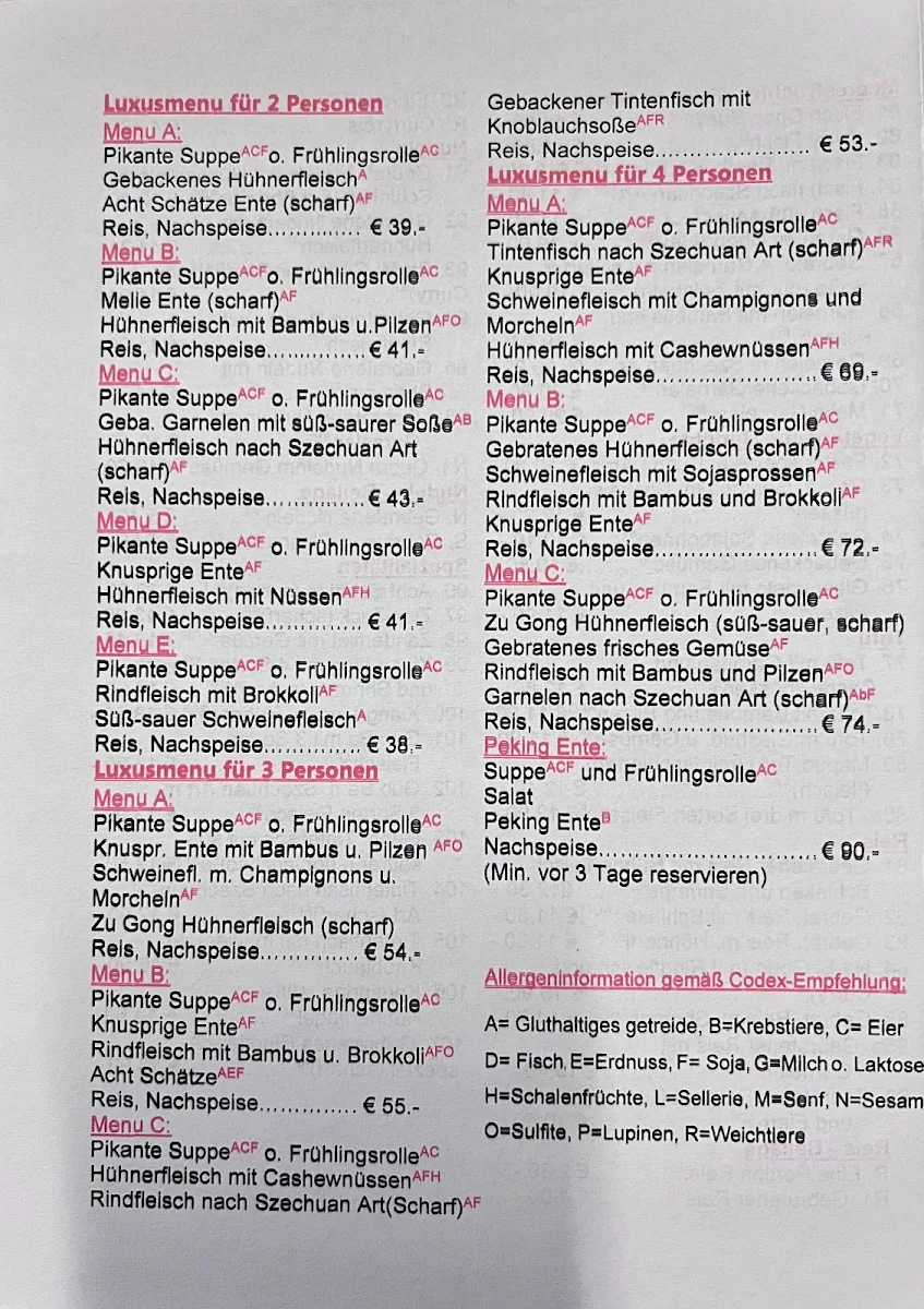 Speisekarte photo 5