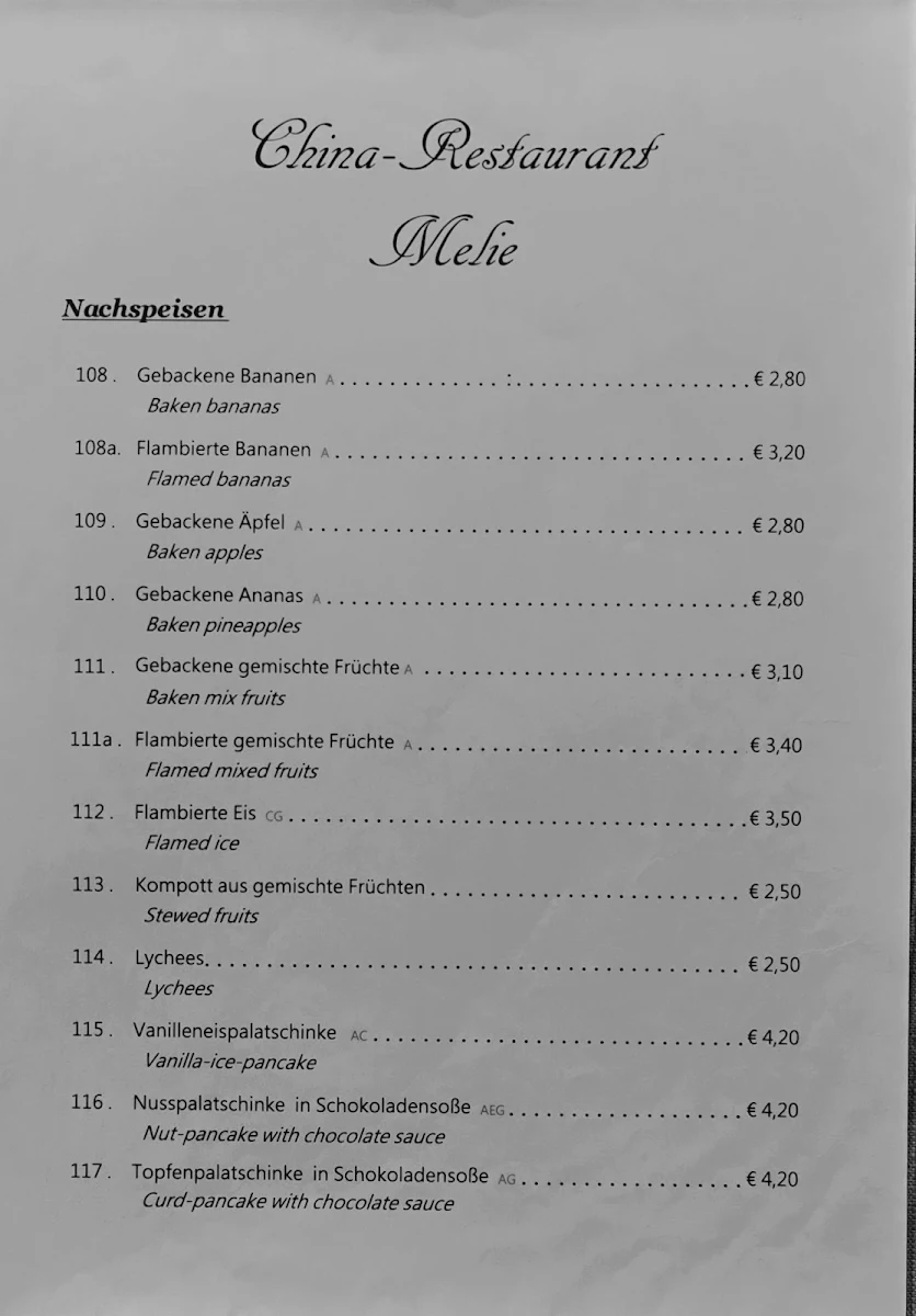 Speisekarte photo 9