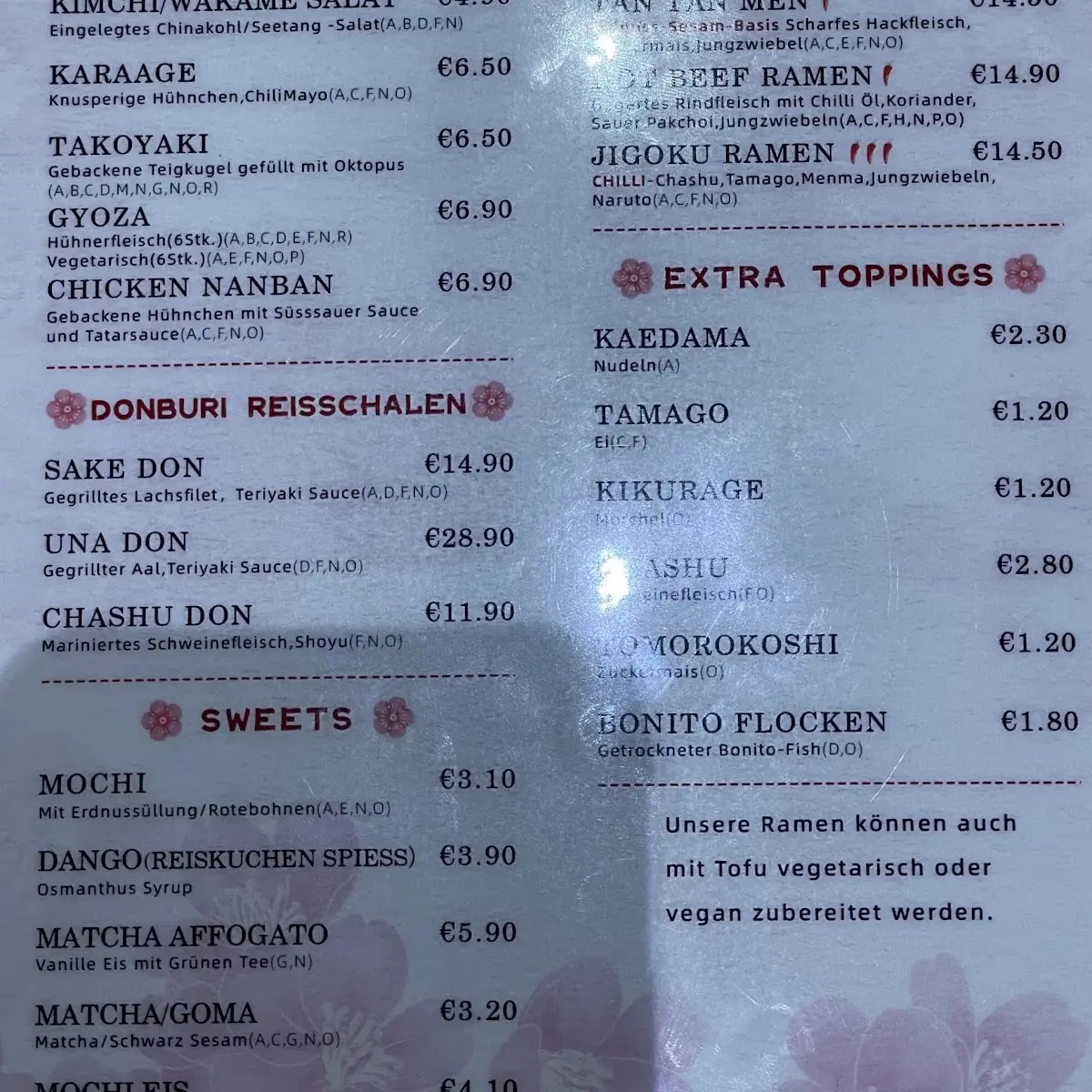Speisekarte photo 3
