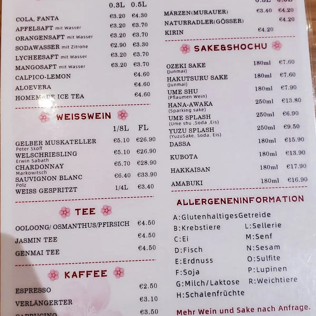 Speisekarte photo 8