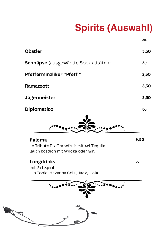 Speisekarte photo 3