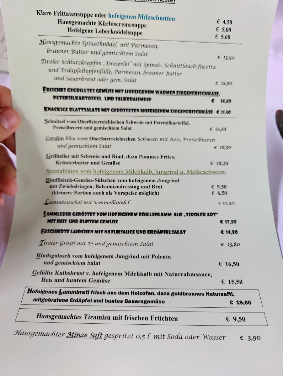 Speisekarte photo 3