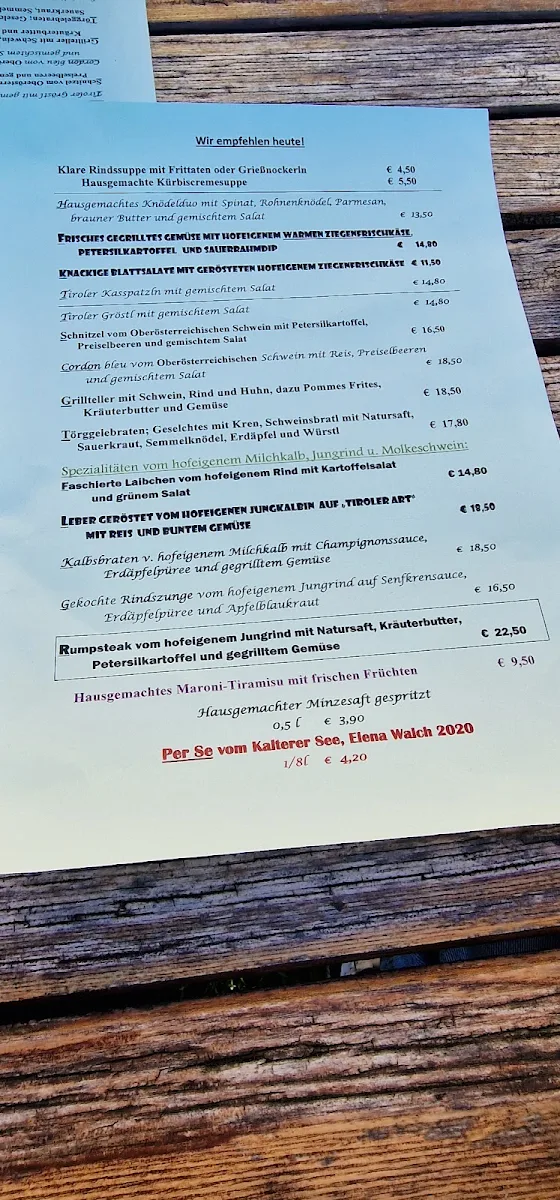 Speisekarte photo 6