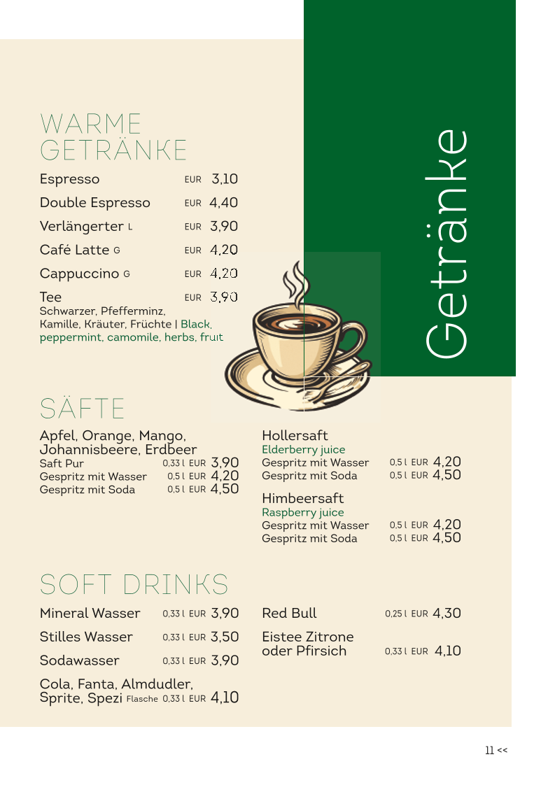 Speisekarte photo 4