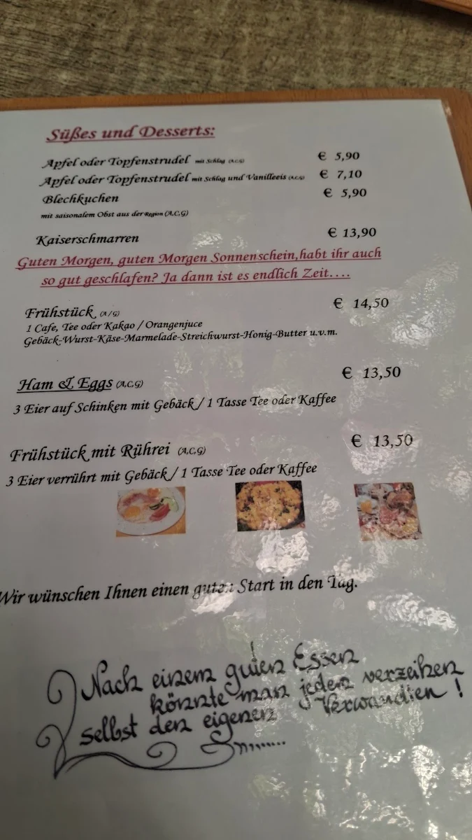 Speisekarte photo 2