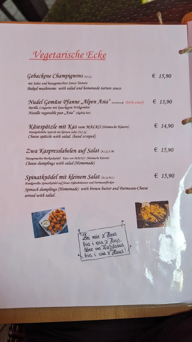 Speisekarte photo 3