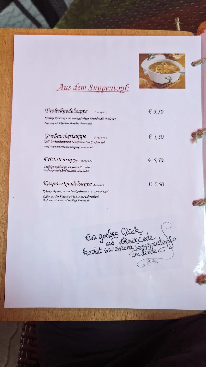 Speisekarte photo 4