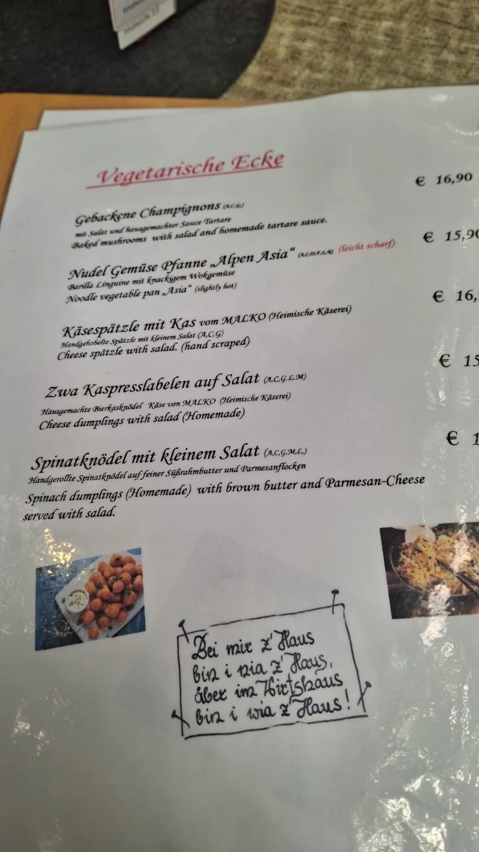Speisekarte photo 5