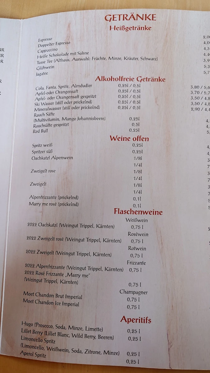 Speisekarte photo 3