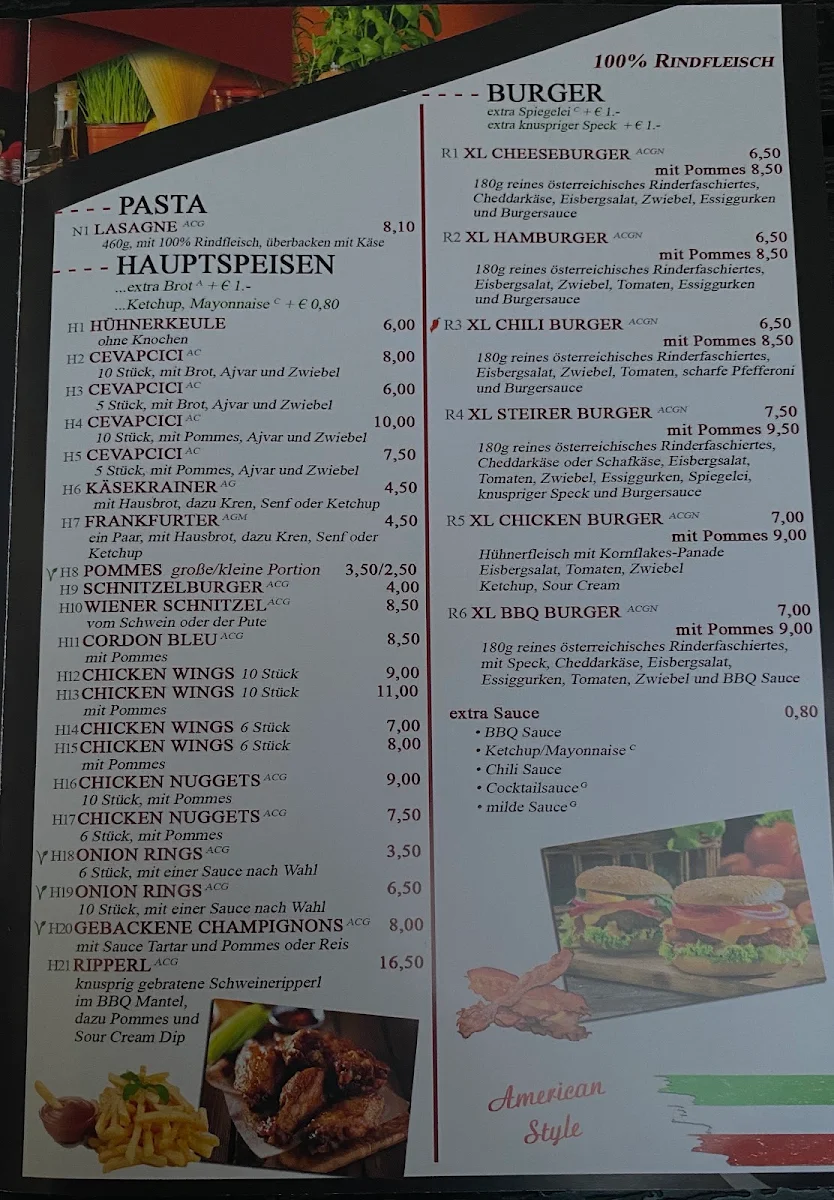 Speisekarte photo 2