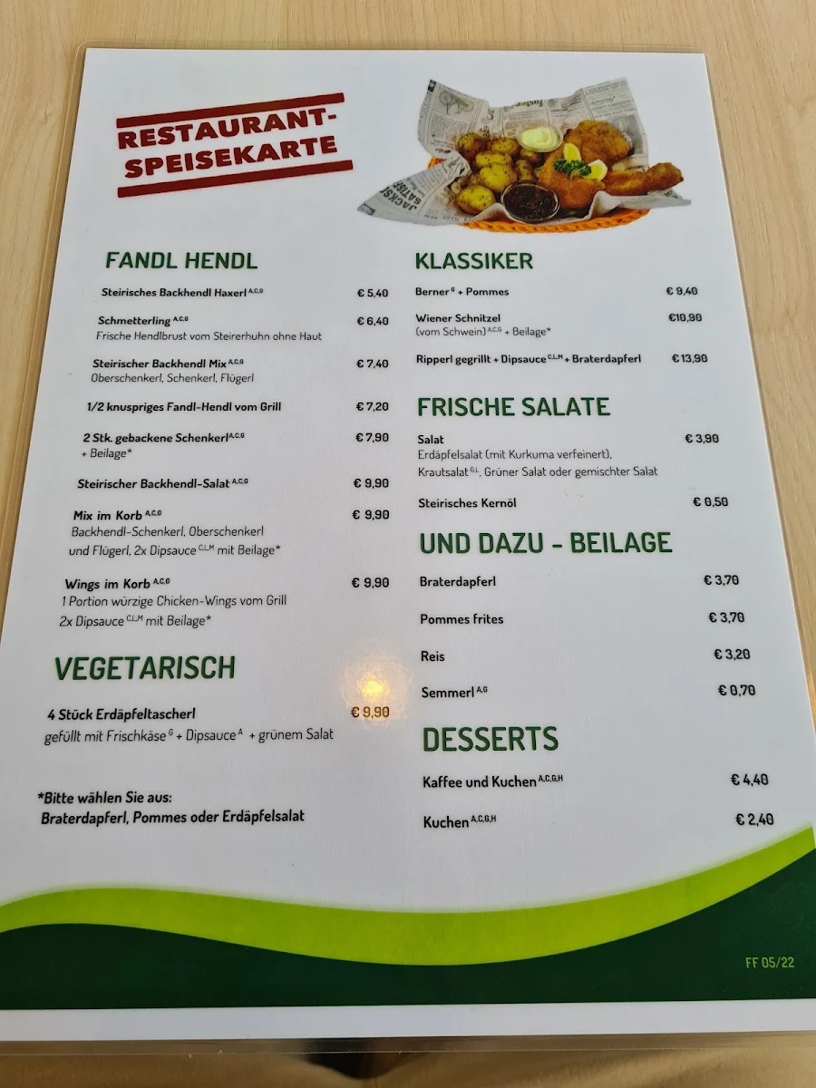 Speisekarte photo 1