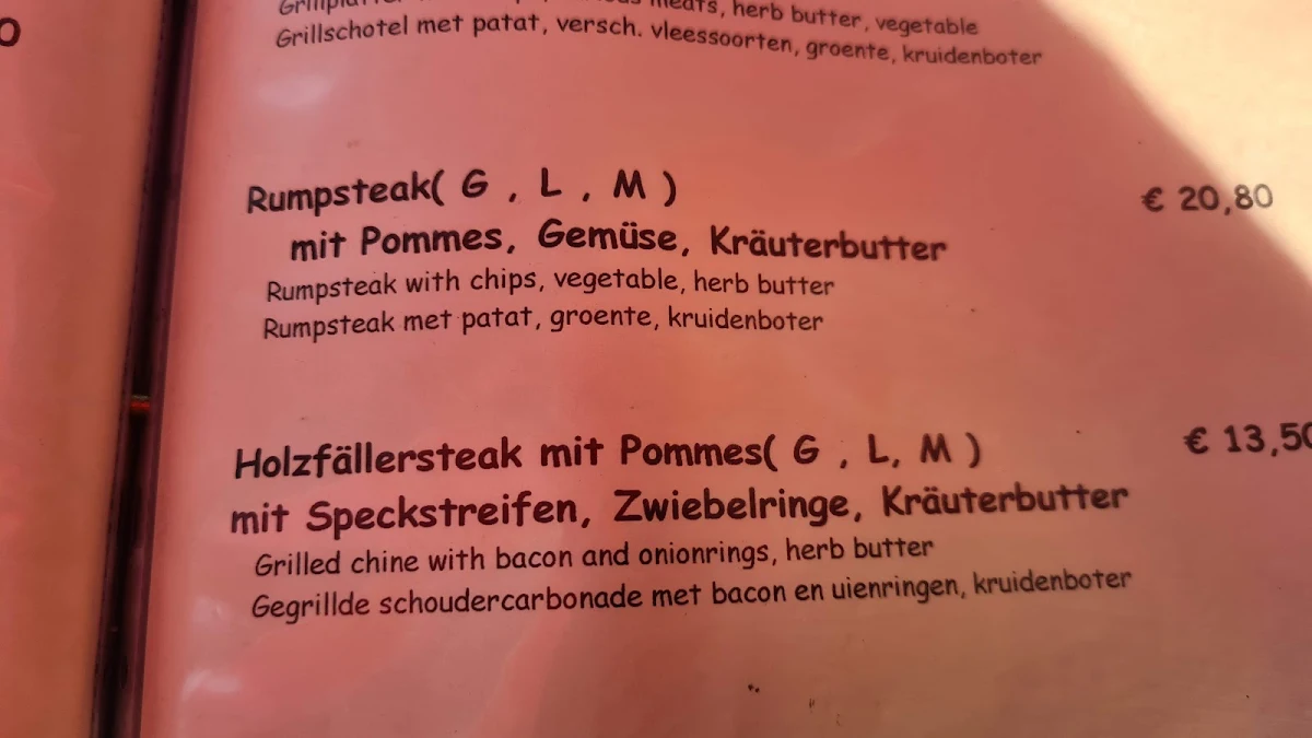 Speisekarte photo 8