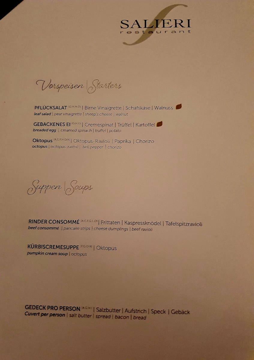 Speisekarte photo 1