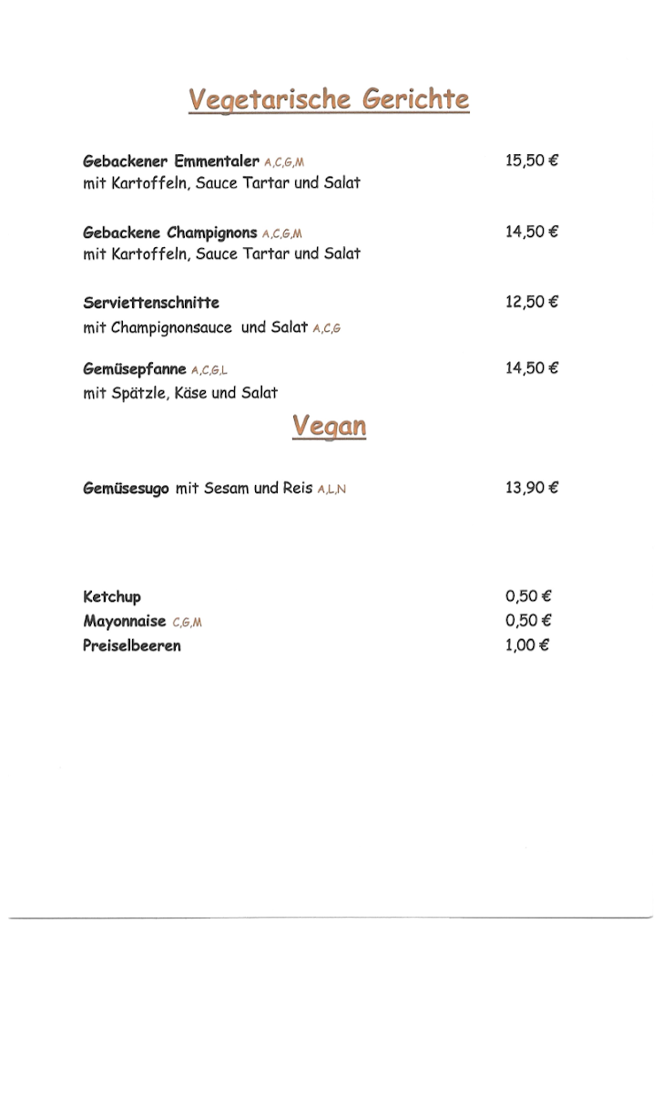 Speisekarte photo 5