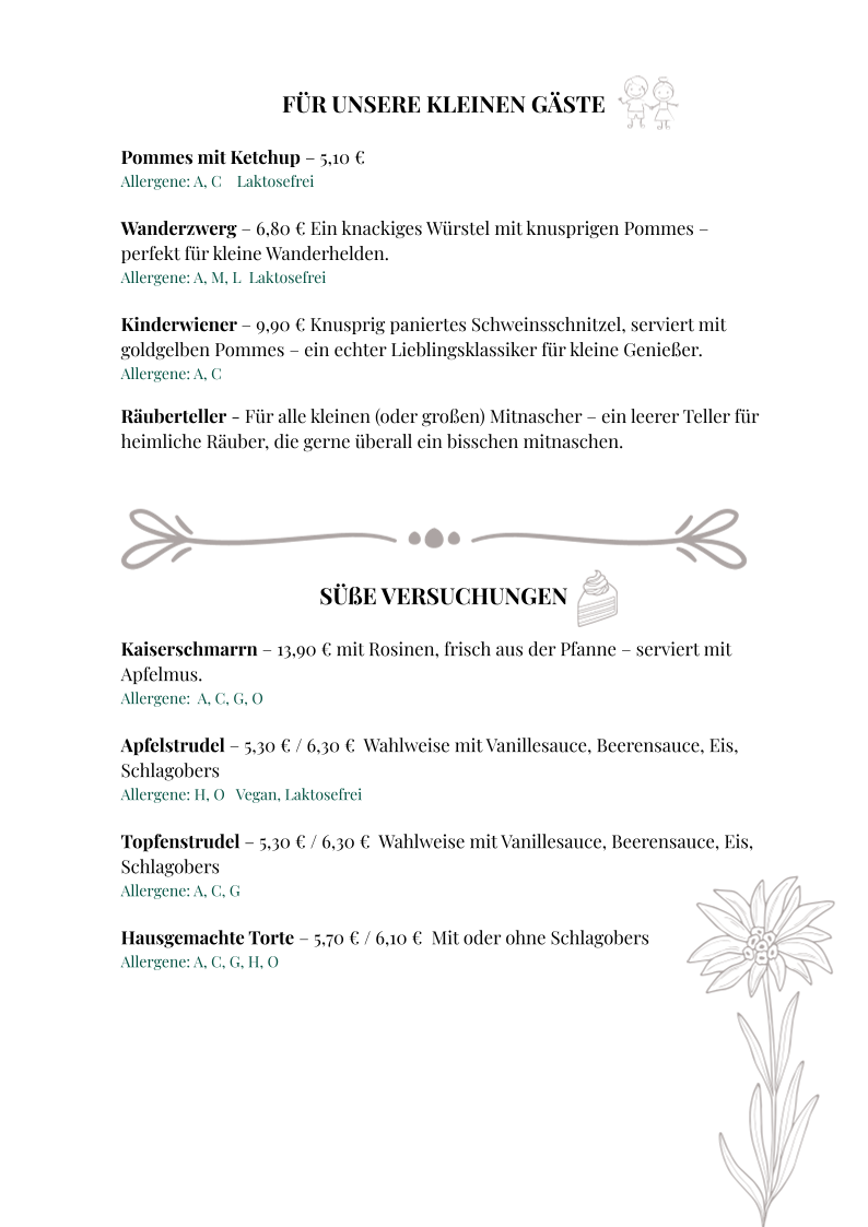 Speisekarte photo 4