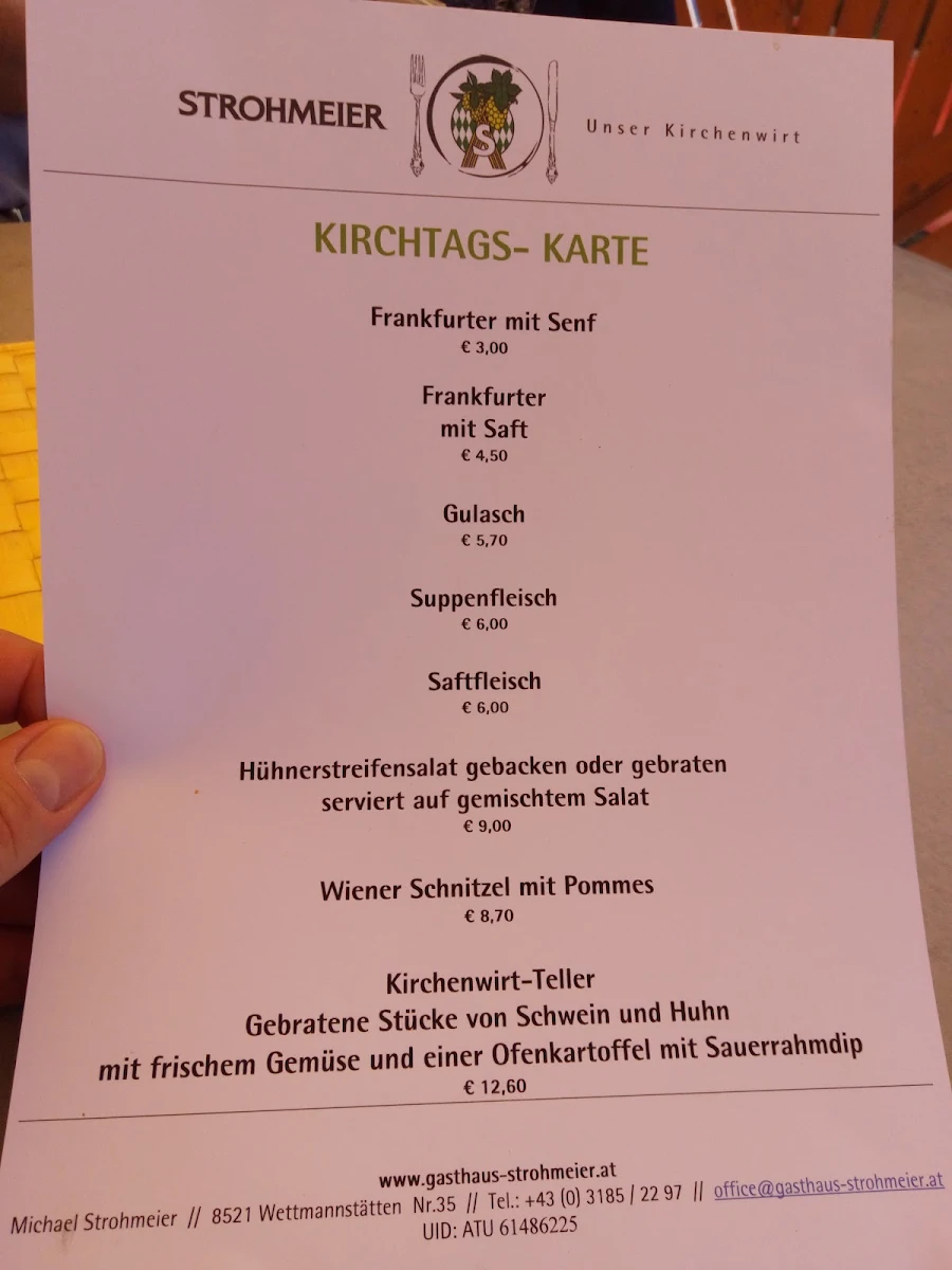 Speisekarte photo 2