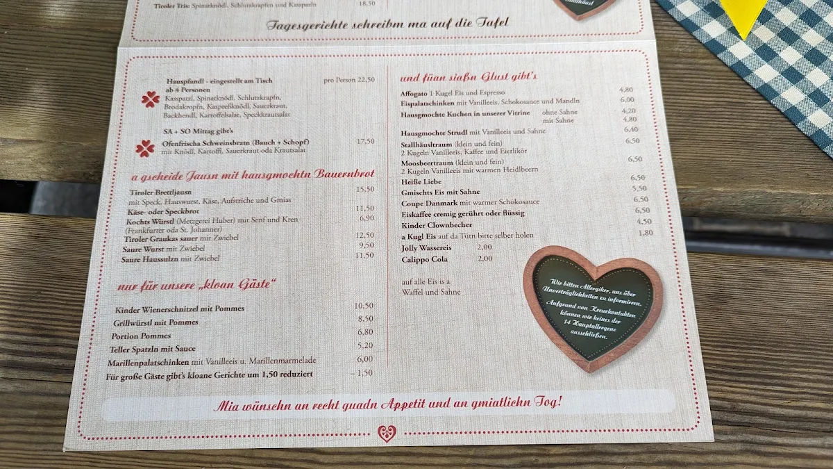 Speisekarte photo 2