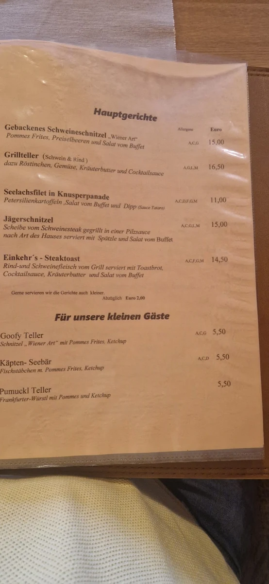 Speisekarte photo 1