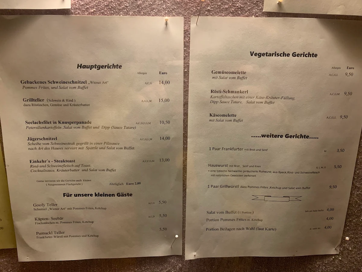 Speisekarte photo 2