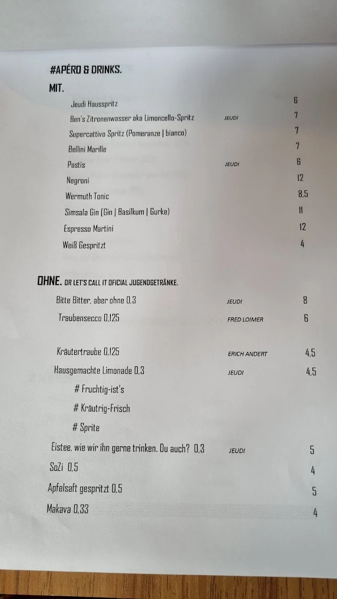 Speisekarte photo 2