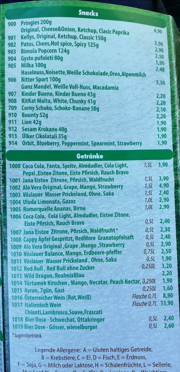 Speisekarte photo 3