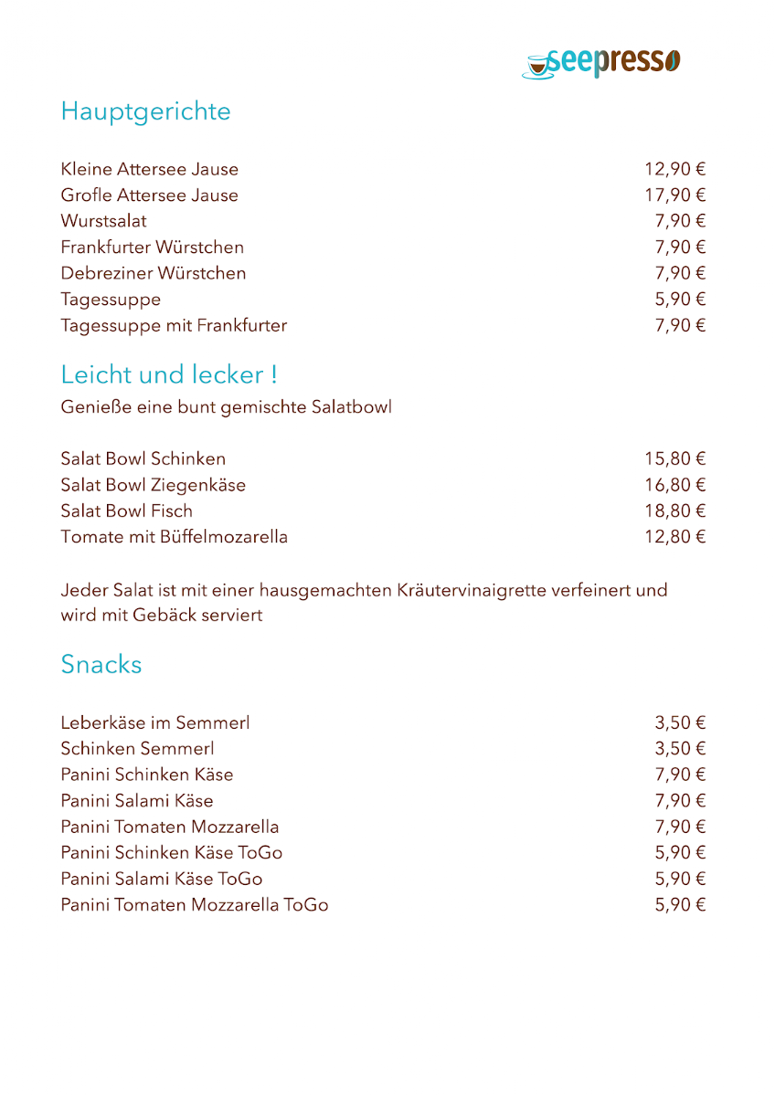 Speisekarte photo 5