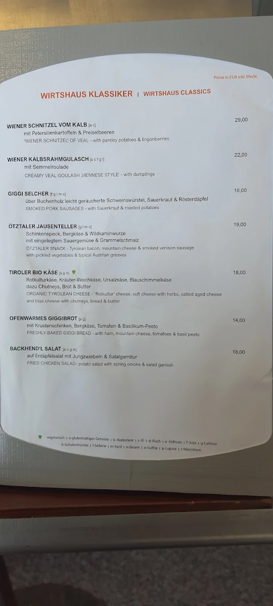 Speisekarte photo 3
