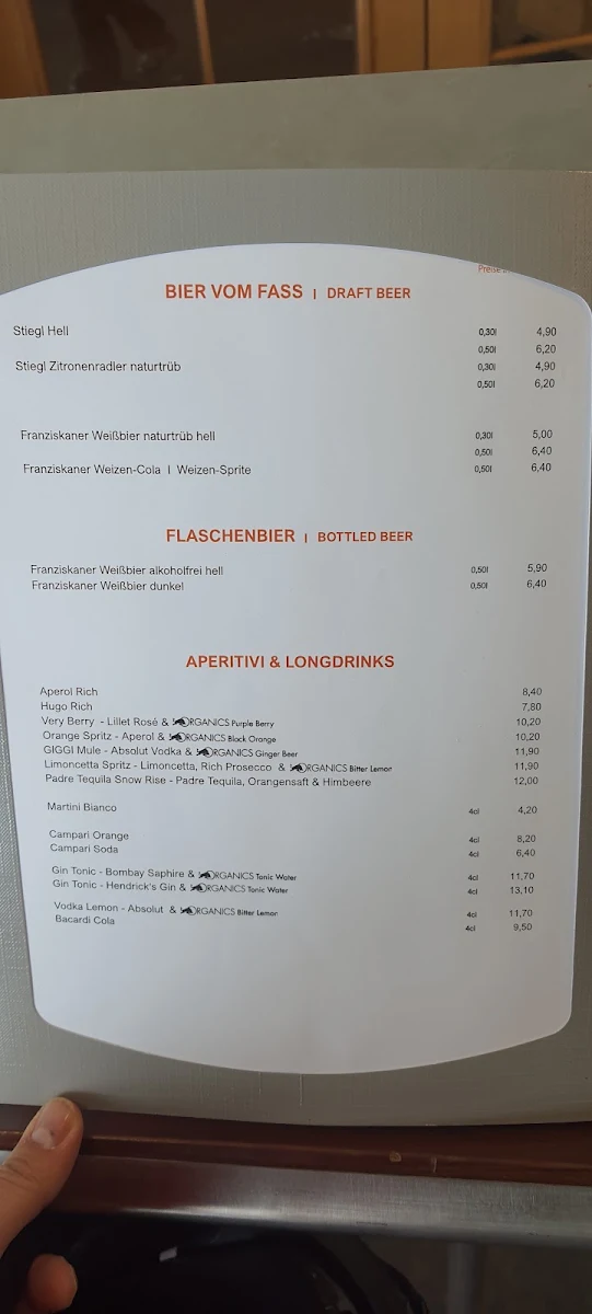 Speisekarte photo 4