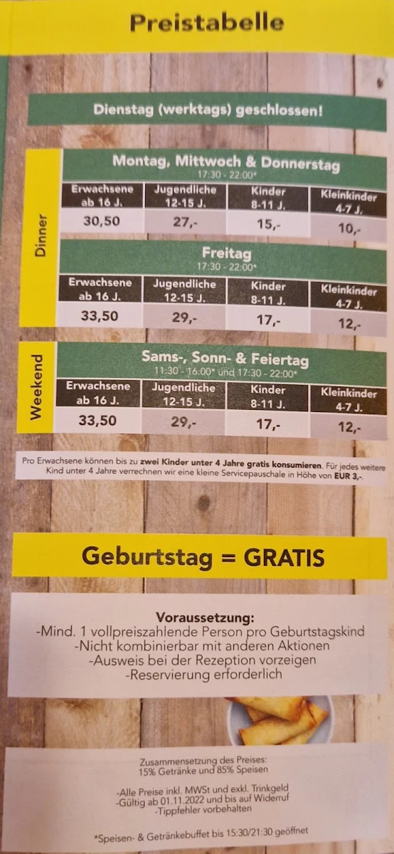 Speisekarte photo 9