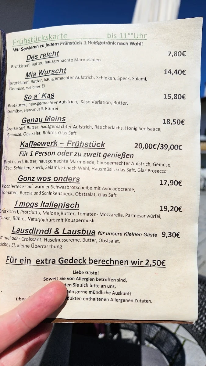 Speisekarte photo 2