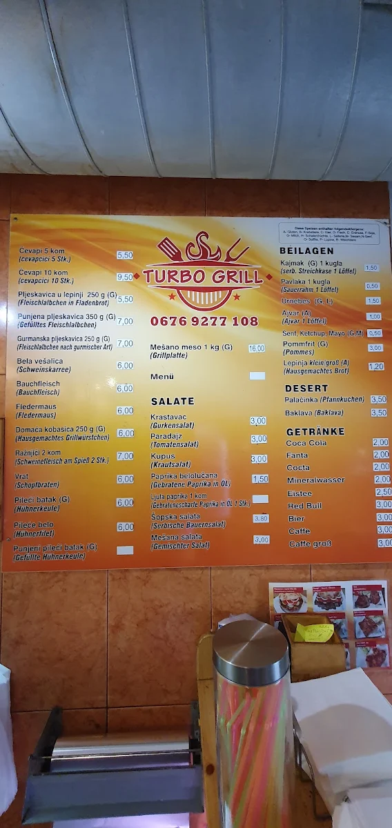 Speisekarte photo 2
