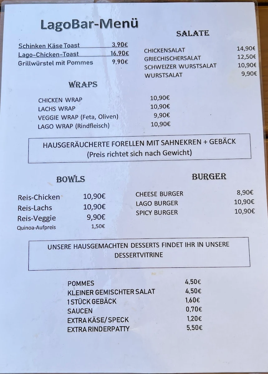 Speisekarte photo 2