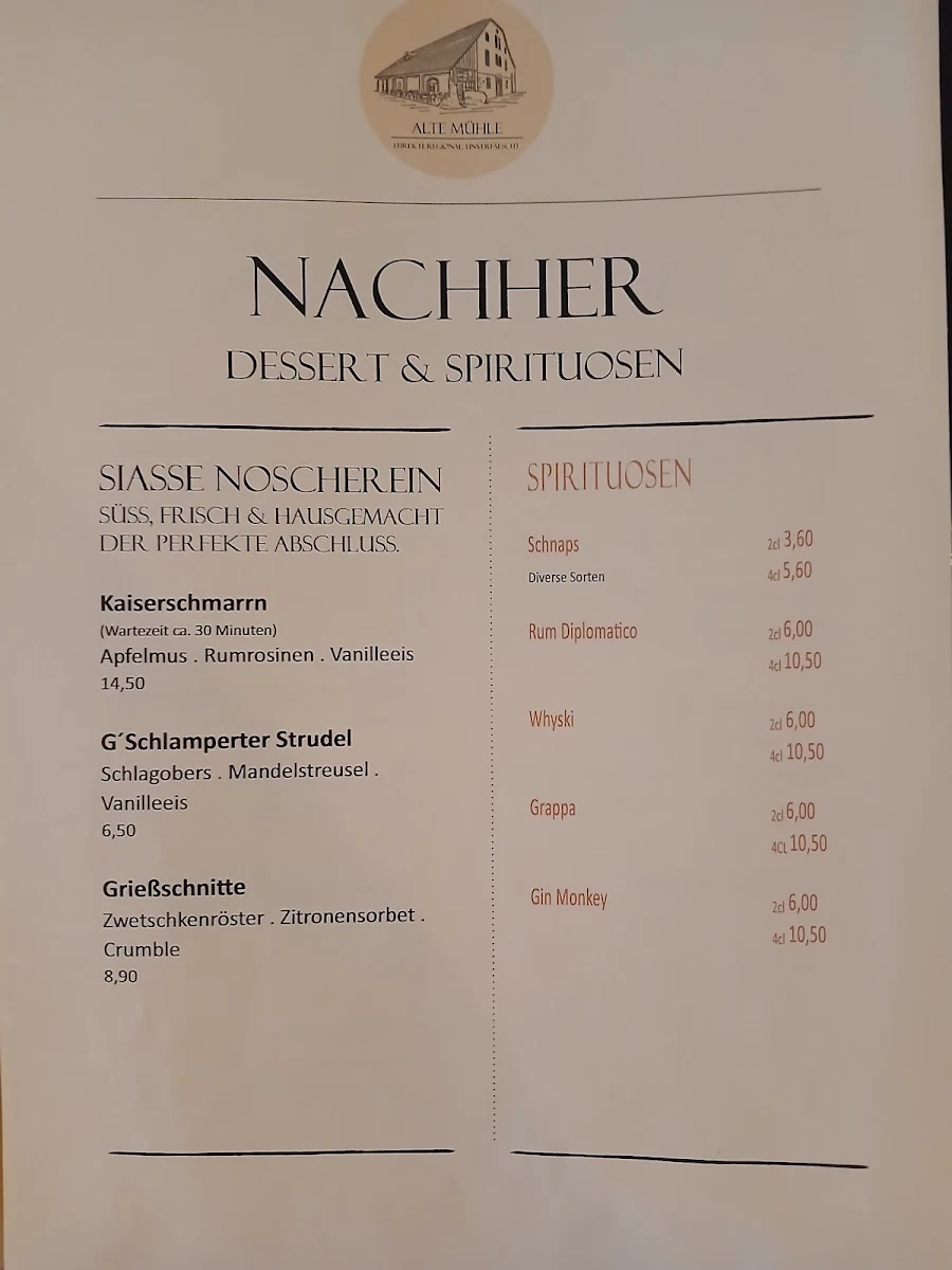 Speisekarte photo 1