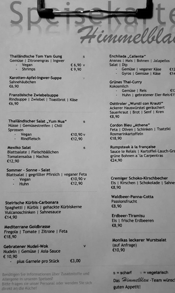 Speisekarte photo 4
