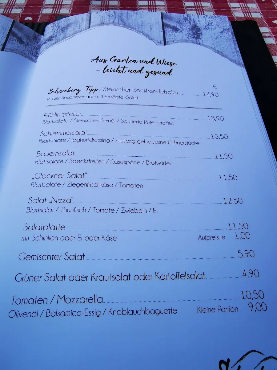 Speisekarte photo 1