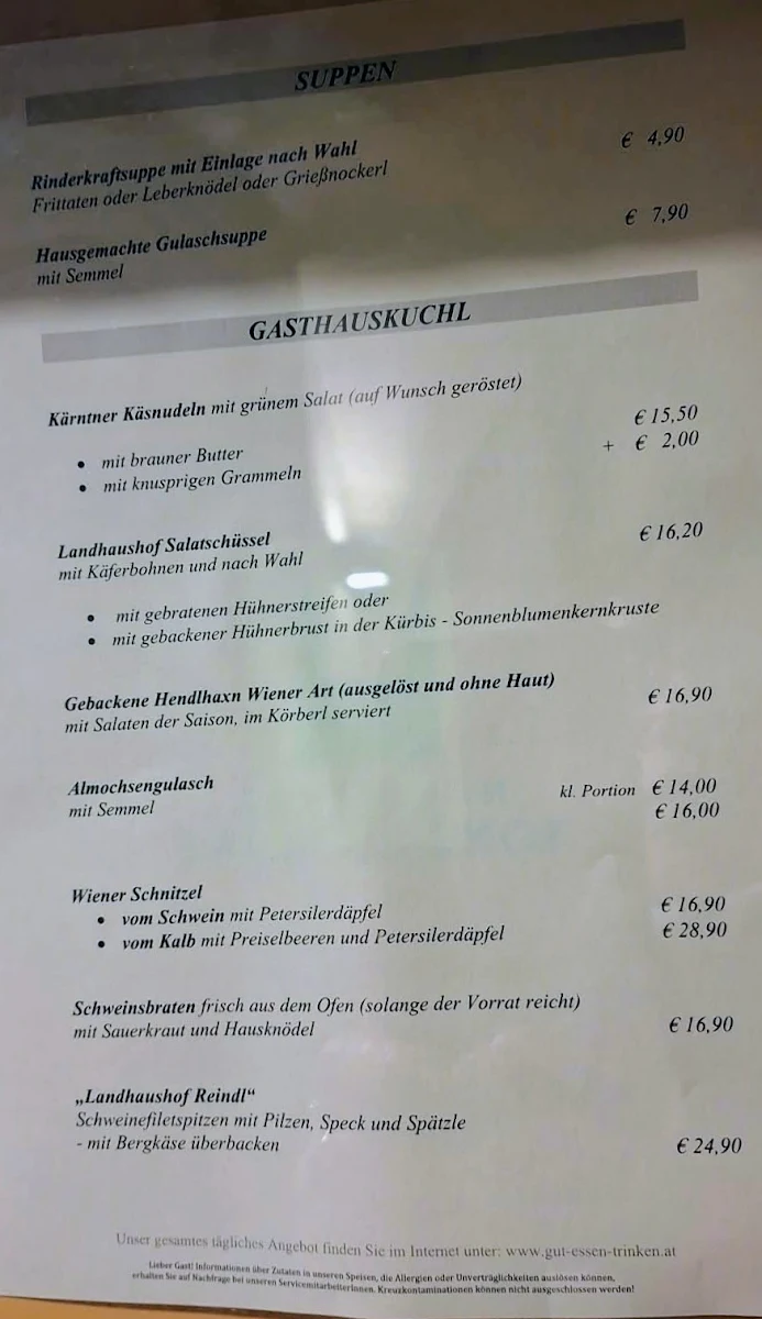 Speisekarte photo 4