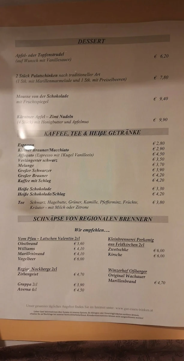 Speisekarte photo 5
