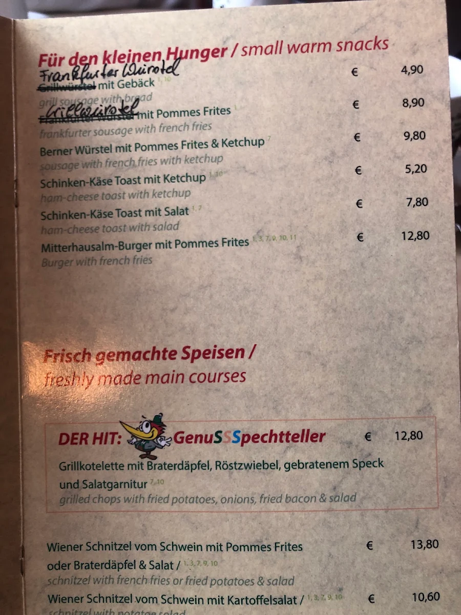 Speisekarte photo 6