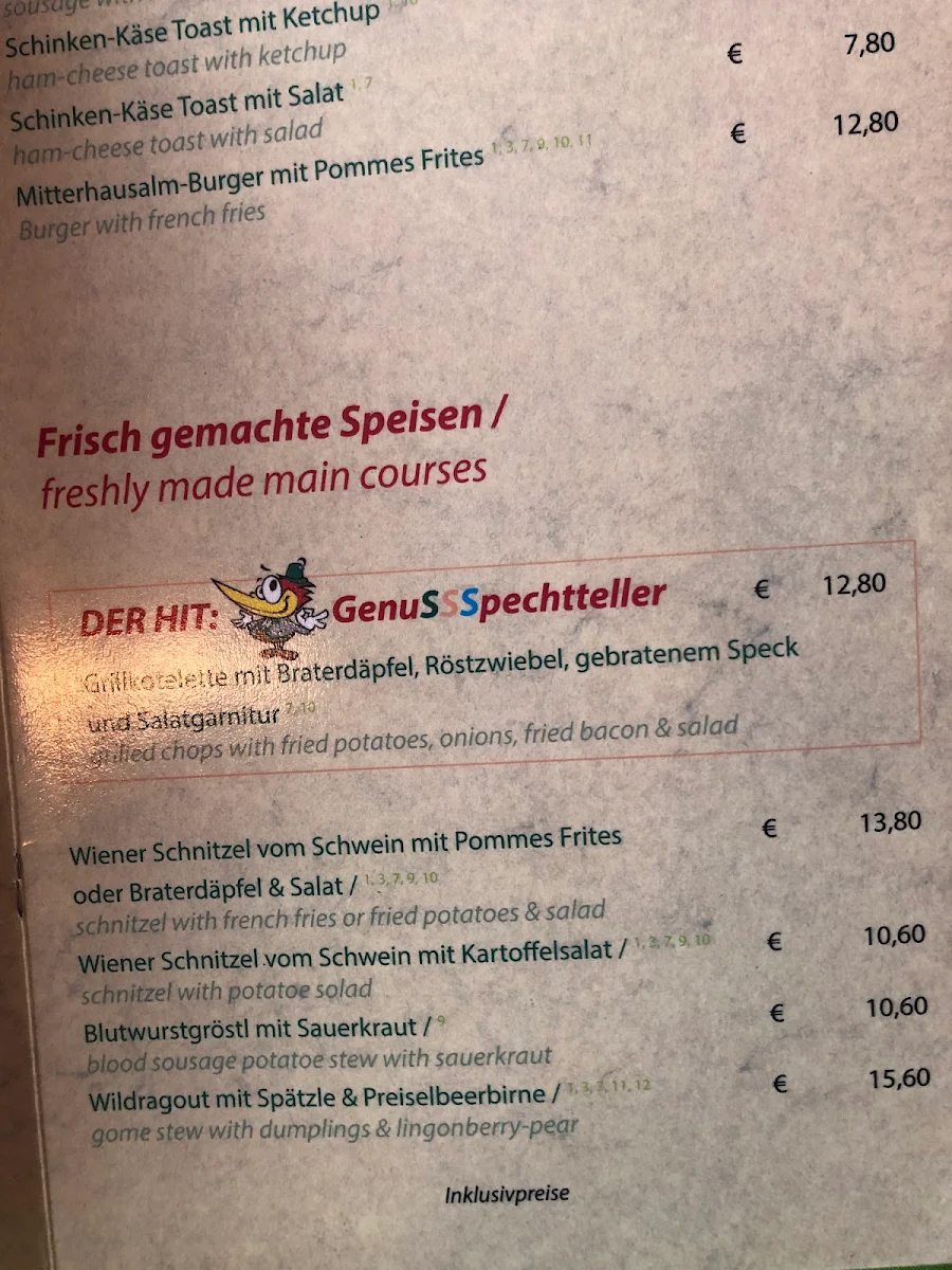 Speisekarte photo 8
